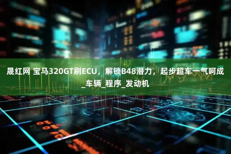 晟红网 宝马320GT刷ECU，解锁B48潜力，起步超车一气呵成_车辆_程序_发动机