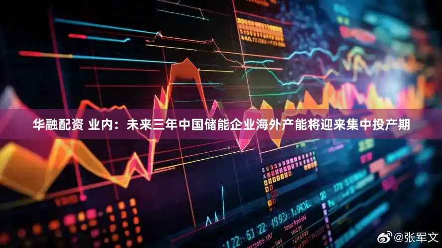 华融配资 业内：未来三年中国储能企业海外产能将迎来集中投产期