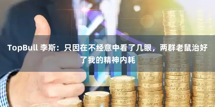 TopBull 李斯：只因在不经意中看了几眼，两群老鼠治好了我的精神内耗
