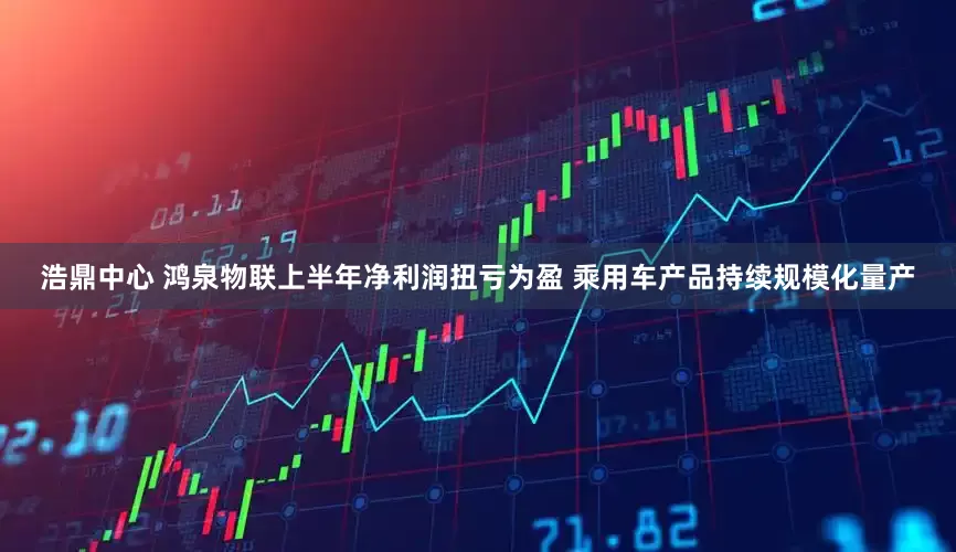 浩鼎中心 鸿泉物联上半年净利润扭亏为盈 乘用车产品持续规模化量产